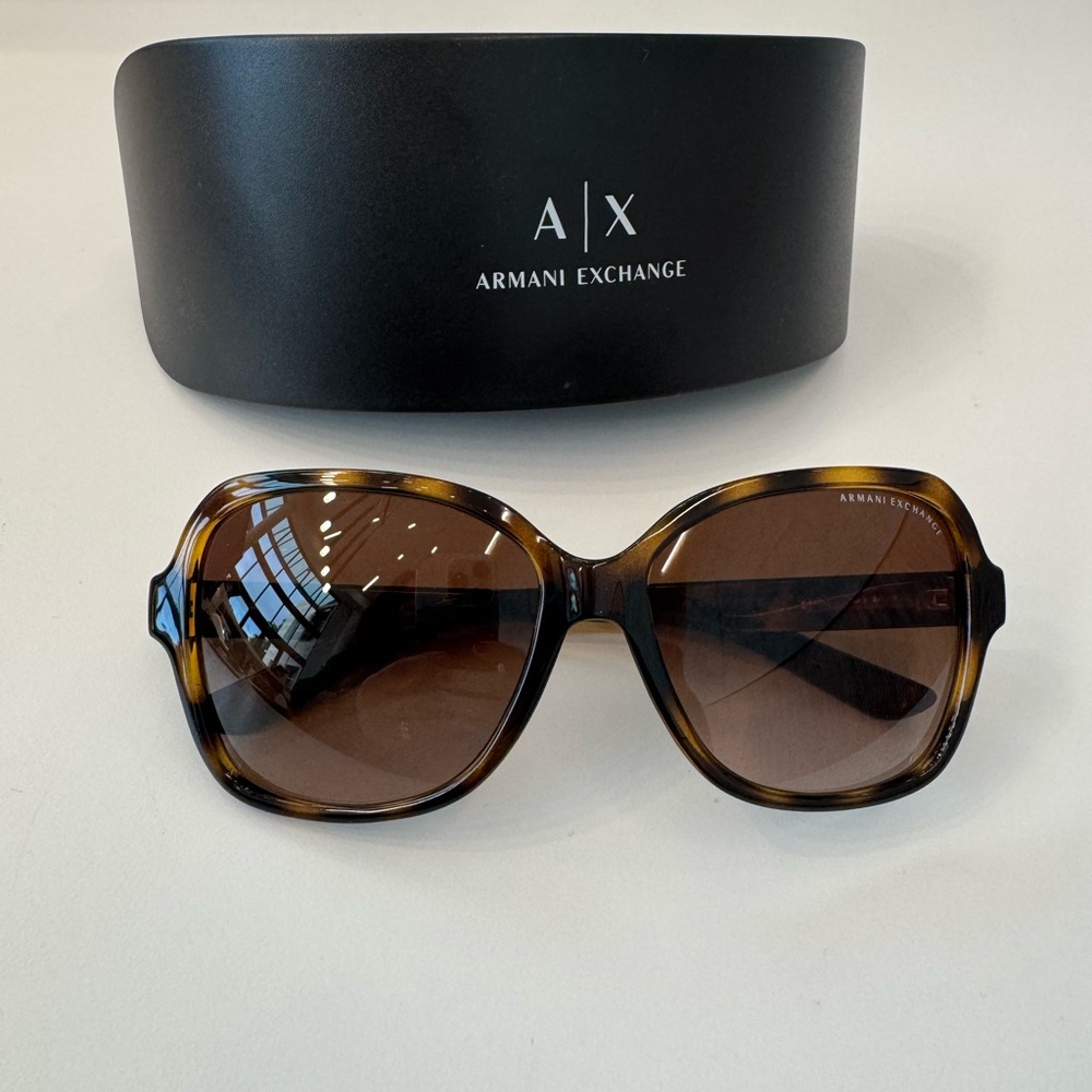 Armani Exchange Tortoise Shell Sunglasses